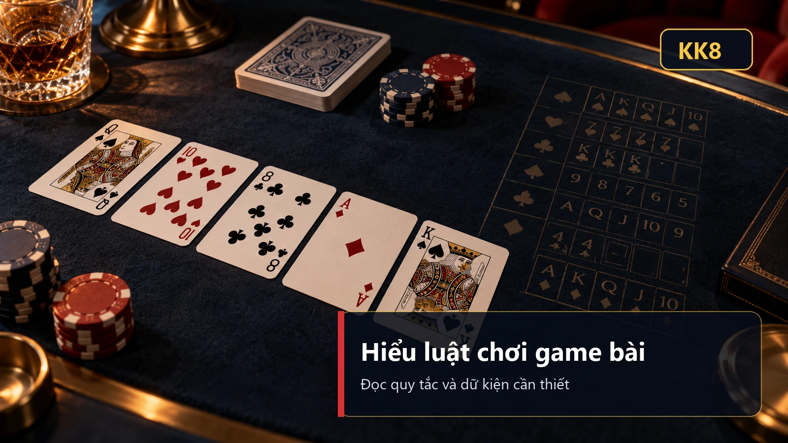 Cẩm nang game bài theo từng bước trên KK8 qua góc nhìn thực tế